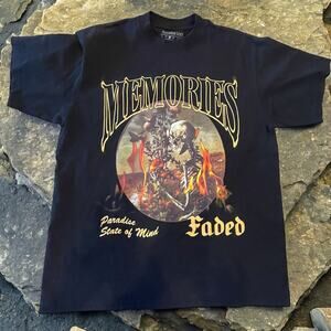 Paradise Lost Memories Faded Cool Boxy Oversized Size Large Skeleton Apocalypse